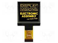 Display: OLED; graphical; 1.5"; 128x128; Dim: 33.8x36.5x2.05mm DISPLAY VISIONS