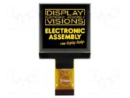 Display: OLED; graphical; 1.5"; 128x128; Dim: 33.8x36.5x2.05mm DISPLAY VISIONS