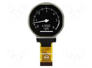 Display: OLED; graphical; 1.2"; 128x128; Dim: 36.98x41.23x2.05mm DISPLAY VISIONS