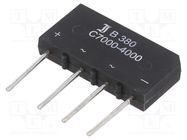 Bridge rectifier: single-phase; Urmax: 800V; If: 7A; Ifsm: 150A DIOTEC SEMICONDUCTOR