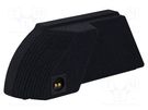 Car loudspeaker enclosure; MDF; black melange; textil; 250mm BASSER