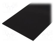 Sheet; Dim: 497x1000mm; Thk: 2mm; black; Features: antistatic; 0.5m2 MITSUBISHI CHEMICAL ADV. MATERIALS