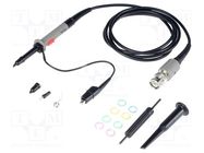 Probe: for oscilloscope; passive; 350MHz; 1: 1,10: 1; BNC plug; 1.2m 