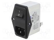 Connector: AC supply; socket; male; 4A; 250VAC; IEC 60320; C14 (E) ROXBURGH EMC