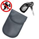 Anti-theft Car Key Pouch Radio Blocking Pouch Keyless Faraday Box Faraday Cage 14cm with 10cm Black, Hurtel