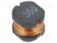Inductor: wire; SMD; 56uH; 400mΩ; -40÷125°C; ±20%; 5.2x5.8x4.5mm TRACO POWER