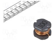 Inductor: wire; SMD; 10uH; 100mΩ; -40÷125°C; ±20%; 5.2x5.8x4.6mm TRACO POWER