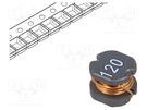 Inductor: wire; SMD; 12uH; 120mΩ; -40÷125°C; ±20%; 5.2x5.8x5.2mm TRACO POWER