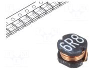 Inductor: wire; SMD; 6.8uH; 132mΩ; ±20%; 4x4.5x3.2mm; 900mA TRACO POWER