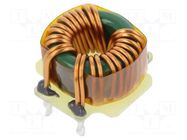 Inductor: wire; THT; 224uH; 4.16mΩ; ±35%; 16x16.2x12.5mm; 15.4A TRACO POWER