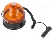 Signaller: lighting; orange; 12VDC,24VDC; Light source: LED x40 ELTA