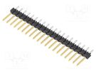 Pin header; pin strips; C-Grid III; male; PIN: 20; straight; 2.54mm MOLEX