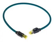 ENET CORD, CAT6A, RJ45 PLUG-PLUG, 6.6 