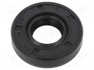 Oil seal; NBR caoutchouc; Thk: 7mm; -40÷100°C; Shore hardness: 70 