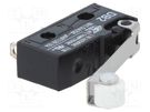 Microswitch SNAP ACTION; 10A/250VAC; 0.1A/80VDC; with roller ZF