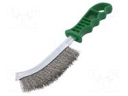 Brush; wire; stainless steel; plastic; 240mm PG MINI