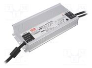 Power supply: switching; LED; 480W; 92÷228.5VDC; 1050÷2625mA; IP65 MEAN WELL