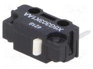 Microswitch SNAP ACTION; 3A/250VAC; without lever; SPDT; ON-(ON) SAIA-BURGESS