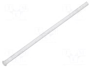 Fiber for LED; Ø2mm; L: 45mm; round; Front: flat; straight MENTOR