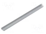 Profiles for LED modules; white; L: 1m; BEGTON12; aluminium TOPMET