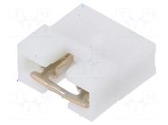 Connector: pin strips; jumper; female; straight; 2.54mm; 1x2; white AMPHENOL COMMUNICATIONS SOLUTIONS