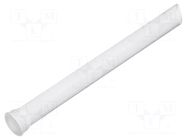 Fiber for LED; Ø5mm; L: 43mm; round; Front: flat; straight MENTOR