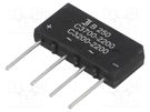 Bridge rectifier: single-phase; Urmax: 600V; If: 3.7A; Ifsm: 150A DIOTEC SEMICONDUCTOR