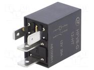 Relay: electromagnetic; SPST-NO; Ucoil: 12VDC; 35A; automotive HONGFA RELAY