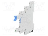 Socket; PIN: 5; 6A; 250VAC; for DIN rail mounting; screw terminals HONGFA RELAY