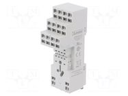 Socket; PIN: 8; 10A; 250VAC; for DIN rail mounting; HR60 LOVATO ELECTRIC