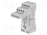 Socket; PIN: 14; 10A; 250VAC; for DIN rail mounting; Series: HR60 LOVATO ELECTRIC