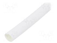 Heat shrink sleeve; thin walled; 3: 1; 6mm; L: 30m; white; -55÷135°C HELLERMANNTYTON