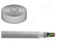 Wire; MACHFLEX 350SY; 7G0.75mm2; PVC; transparent; 300V,500V; 50m BELDEN