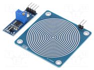Module robotics: rain detector; Dim: 50x50mm; 3÷5VDC OKYSTAR
