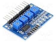 Module robotics: adapter; Ch: 4; 3.3÷5VDC; 42x38mm OKYSTAR