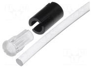 Fiber for LED; Ø: 2mm; L: 150mm; round; flexible MENTOR