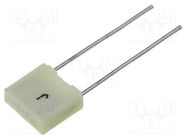 Capacitor: polyester; 100nF; 40VAC; 63VDC; 5mm; ±10%; 2.5x6.5x7.2mm KEMET