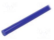 Rod; Ø: 60mm; L: 500mm; blue; extruded; Length tolerance: 0; +1mm MITSUBISHI CHEMICAL ADV. MATERIALS