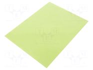 Cleaning cloth: micro abrasives material; Form: sheet; green; 1um LAPP