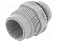 Connector: circular; socket; NR; male; PIN: 7; 250V; w/o contacts HIRSCHMANN