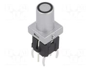 Switch: keypad; Pos: 2; SPST-NO; 0.05A/12VDC; silver; LED; yellow HIGHLY ELECTRIC