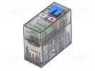 Relay: electromagnetic; DPDT; Ucoil: 12VDC; 8A; 8A/250VAC; 8A/30VDC LOVATO ELECTRIC