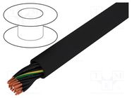 Wire; JZ-500-BK; 25G0.5mm2; unshielded; 300V,500V; Cu; stranded HELUKABEL