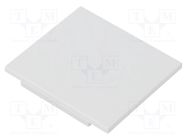 Cap for LED profiles; grey; 2pcs; ABS; VARIO30-03 TOPMET