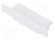 Cap for LED profiles; white; 2pcs; ABS; VARIO30-06 TOPMET