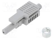 Connector: fiber optic; plug; HFBR-4503,simplex; for cable LAPP