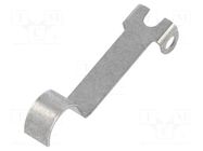 Lever with roller simulation; DC; 19mm; Colour: silver; DC ZF