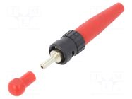 Connector: fiber optic; plug; ST(BFOC); crimped; for cable LAPP