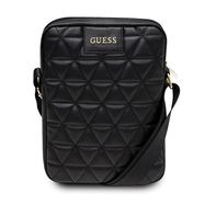 Guess Torba GUTB10QLBK 10" czarna/black Quilted Tablet Bag, Guess