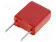 Capacitor: polyester; 220nF; 63VAC; 100VDC; 5mm; ±10%; MKT; THT WIMA